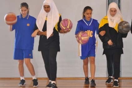 Basketball Match against St. Monicas College